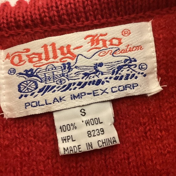 Vintage Tally Ho 100% Wool Jacket Womens size small - Picture 6 of 11